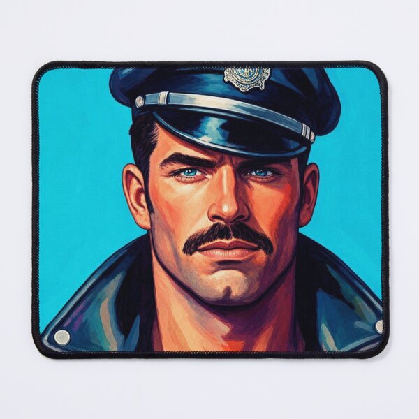 Item preview, Gay Leather Sir Daddy Retro Color Art Design designed and sold by ItsAKinkThing.