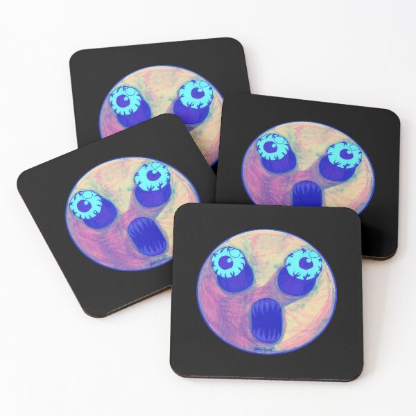 Item preview, Equalized Surprised Scar-E-Moji - Psychedelic Edition designed and sold by Grimmlar.