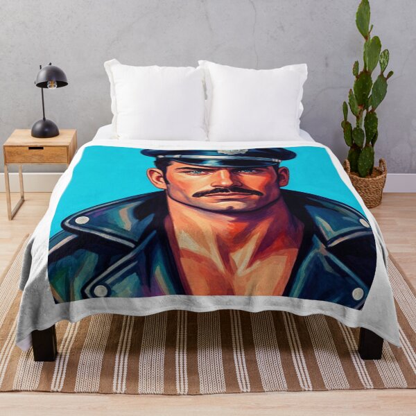 Item preview, Gay Leather Sir Daddy Retro Color Art Design designed and sold by ItsAKinkThing.