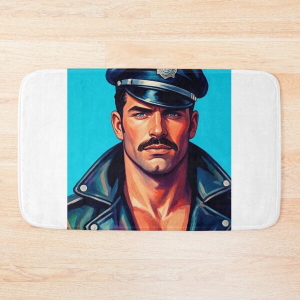 Item preview, Gay Leather Sir Daddy Retro Color Art Design designed and sold by ItsAKinkThing.