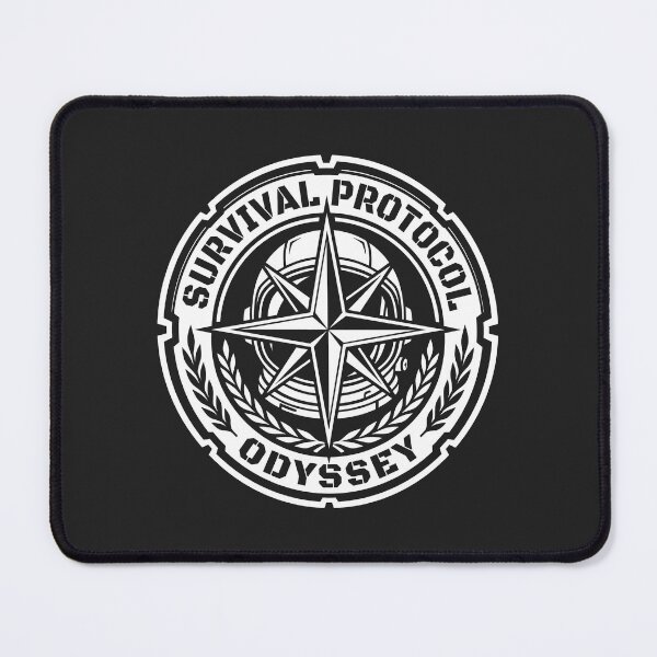 Item preview, Survival Protocol Odyssey Sci-Fi Badge Astronaut Emblem designed and sold by SplashTastic.