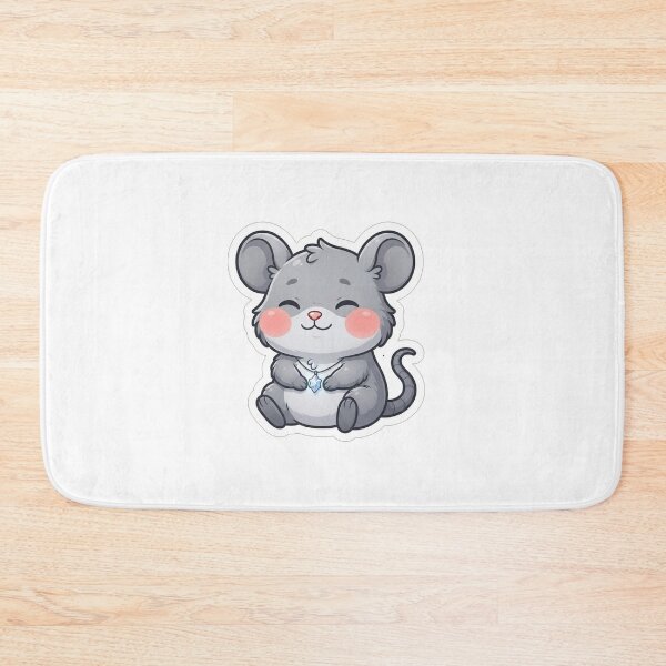 Item preview, Cute Little Grey Mouse With Pendant designed and sold by Owcomm.