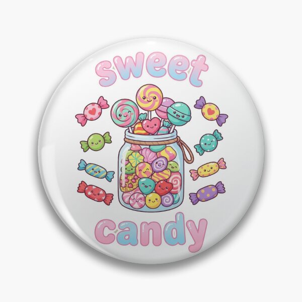 Item preview, Sweet Candy Kawaii Jar Design – Cute Colorful Candy Cartoon Illustration for Candy Lovers designed and sold by morning sun.