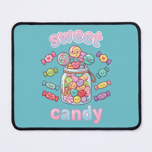 Item preview, Sweet Candy Kawaii Jar Design – Cute Colorful Candy Cartoon Illustration for Candy Lovers designed and sold by morning sun.