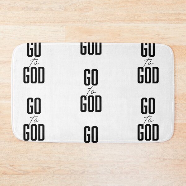 Item preview, Go To God – Christian Faith Typography T-Shirt Design designed and sold by CrossCrafted.