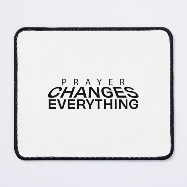 Item preview, Prayer Changes Everything – Christian Faith Typography T-Shirt Design designed and sold by CrossCrafted.
