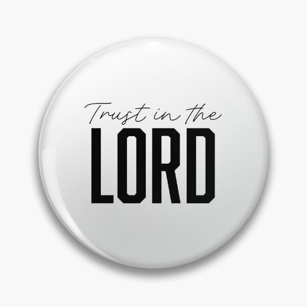 Item preview, Trust In The Lord – Christian Faith Typography T-Shirt Design designed and sold by CrossCrafted.