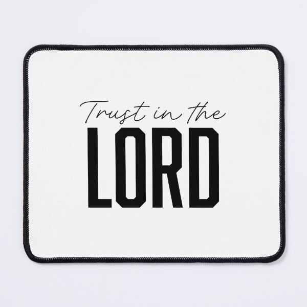 Item preview, Trust In The Lord – Christian Faith Typography T-Shirt Design designed and sold by CrossCrafted.