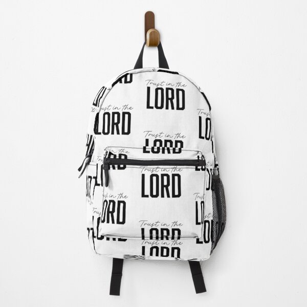 Item preview, Trust In The Lord – Christian Faith Typography T-Shirt Design designed and sold by CrossCrafted.