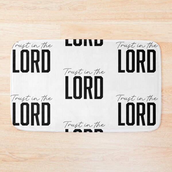 Item preview, Trust In The Lord – Christian Faith Typography T-Shirt Design designed and sold by CrossCrafted.