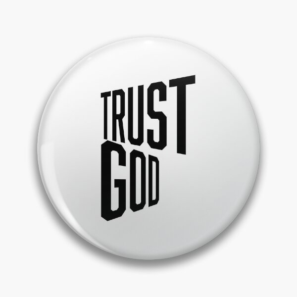 Item preview, Trust God – Christian Faith Typography T-Shirt Design designed and sold by CrossCrafted.