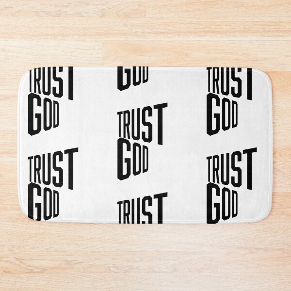 Item preview, Trust God – Christian Faith Typography T-Shirt Design designed and sold by CrossCrafted.