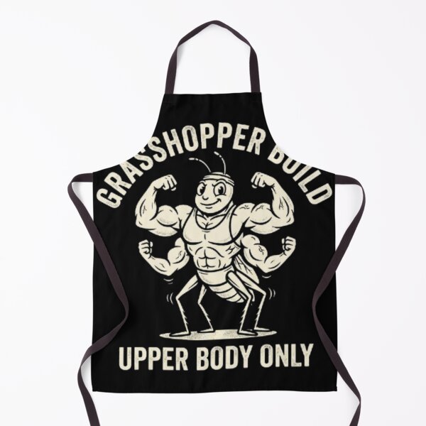 Item preview, Grasshopper Build Gym - Funny Upper Body Only Meme designed and sold by OLLI_STORE.