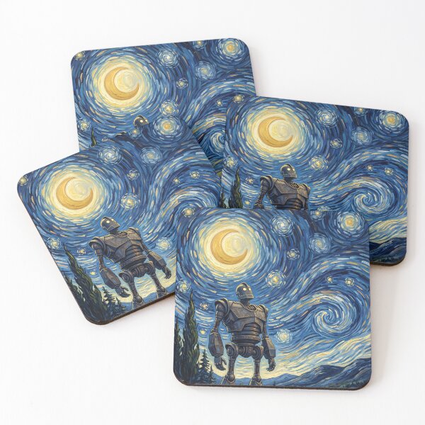 Item preview, The Iron Giant Starry Night Starry Sky Art designed and sold by N0WUC1.