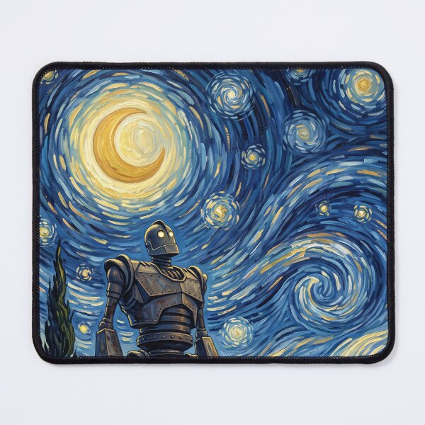 Item preview, The Iron Giant Starry Night Starry Sky Art designed and sold by N0WUC1.