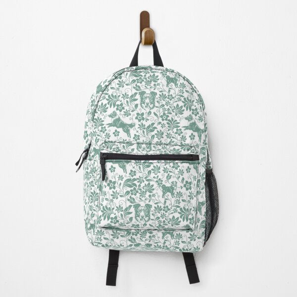 Item preview, Australian Shepherd Floral Pattern | Elegant Botanical Dog Design Green designed and sold by WildLakePatterns.