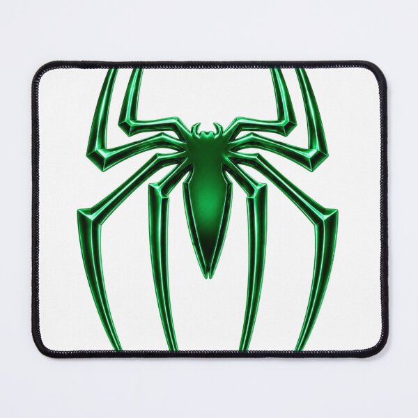 Item preview, Emerald Neon Spider Emblem Sticker designed and sold by ZenOtaku Lab.