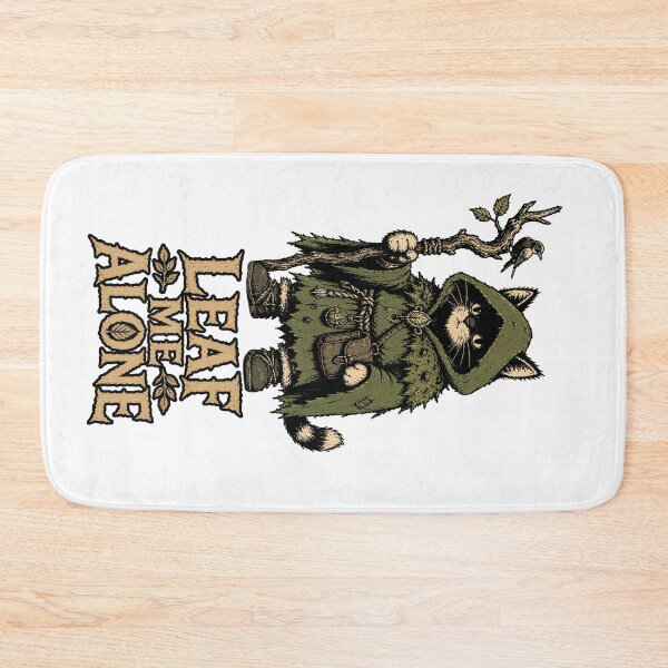 Item preview, Leaf Me Alone | Funny Druid Cat Fantasy designed and sold by Bisonia.