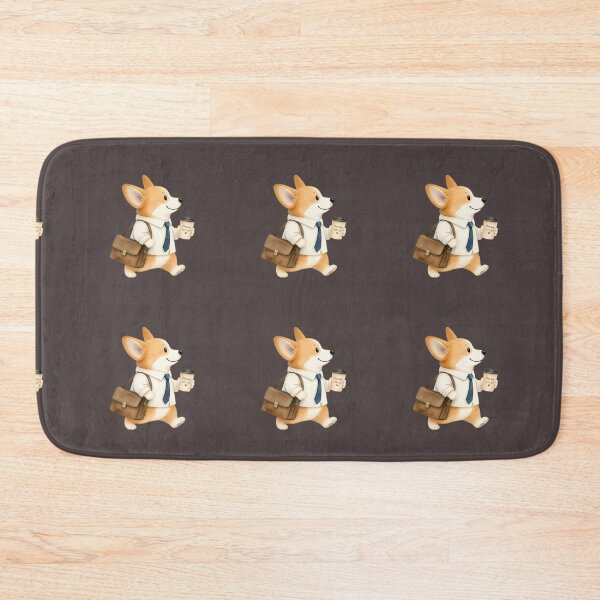 Item preview, Monday Mode: Powered by Coffee – Funny Corgi Office Design designed and sold by ManggaeJM.