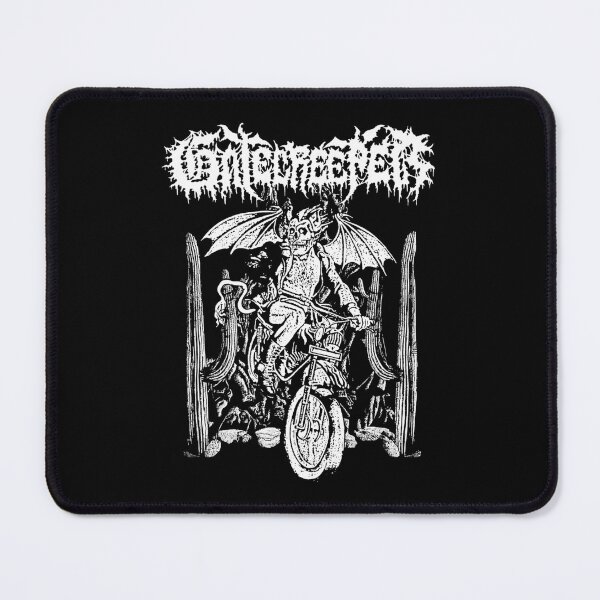 Item preview, Gatecreeper Death Metal Motorcycle Skeleton Demon designed and sold by DayneGorczany.