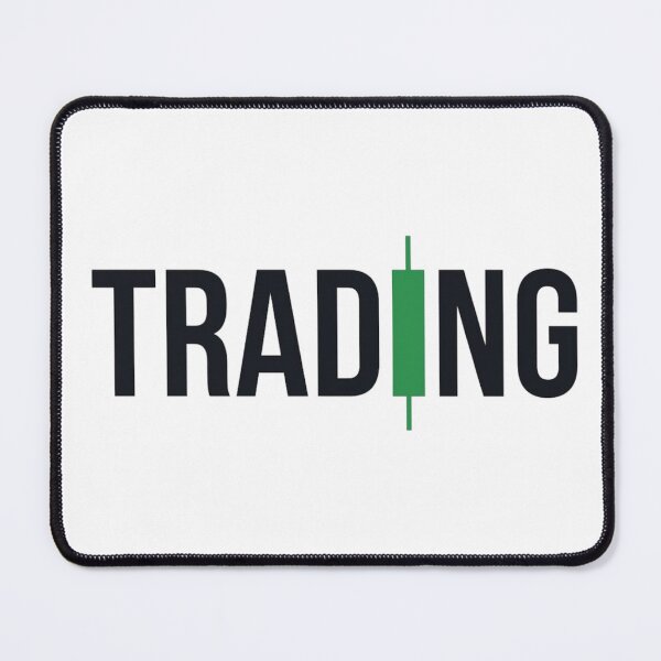 Item preview, TRADING Wordmark Candlestick Pattern - Green Bullish Candle Typography designed and sold by FluxControl.