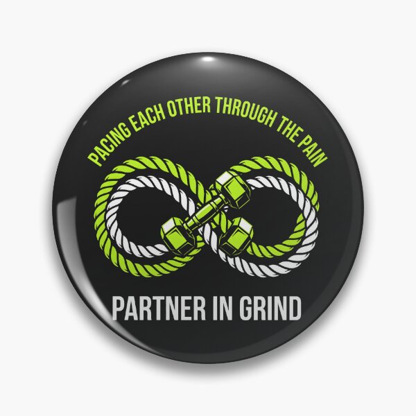 Item preview, Partner In Grind Functional Fitness Gym Partner Emblem designed and sold by SplashTastic.