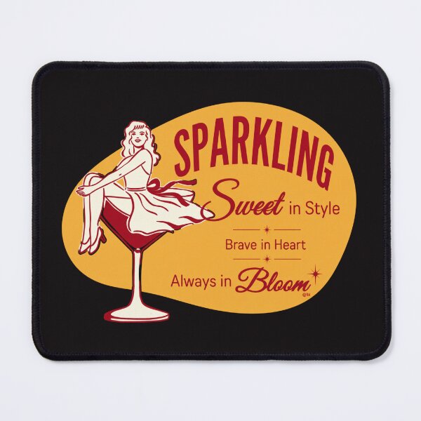 Item preview, Sparkling Sweet | Vintage Cocktail Girl designed and sold by lbl-shop.