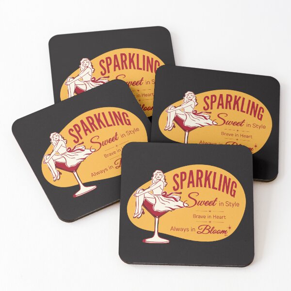 Item preview, Sparkling Sweet | Vintage Cocktail Girl designed and sold by lbl-shop.