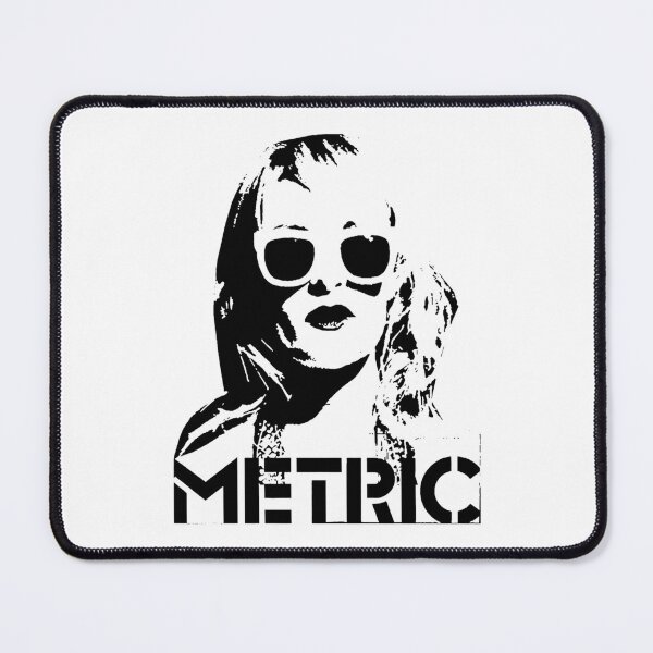 Item preview, Metric Band Minimalist Dark Indie Rock Art designed and sold by DayneGorczany.