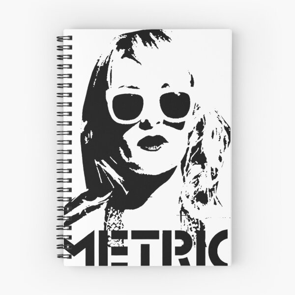 Item preview, Metric Band Minimalist Dark Indie Rock Art designed and sold by DayneGorczany.