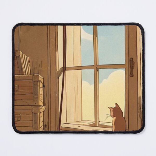 Item preview, Illustration - Peaceful Feline, Warm and Intimate Atmosphere designed and sold by World-Pets.