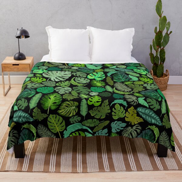 Item preview, Green leaves pattern designed and sold by BloodyTeapot.