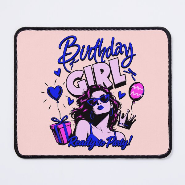 Item preview, Birthday Girl Ready to Party Y2K Aesthetic Glam Shirt designed and sold by illeN-Art-World.