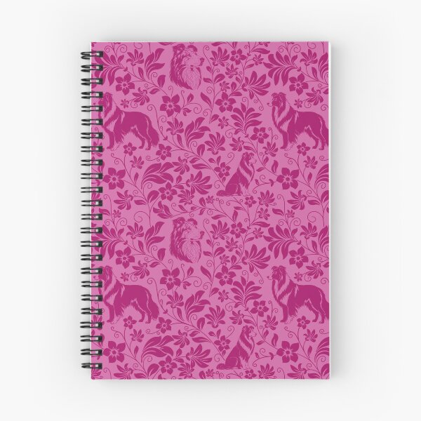 Item preview, Rough Collie Floral Pattern | Elegant Botanical Dog Design Pink designed and sold by WildLakePatterns.