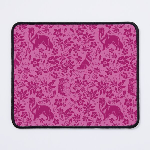 Item preview, Rough Collie Floral Pattern | Elegant Botanical Dog Design Pink designed and sold by WildLakePatterns.