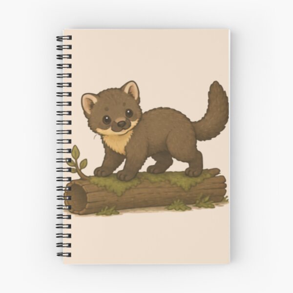 Item preview, Log Adventure Pine Marten designed and sold by MellowMunchkins.
