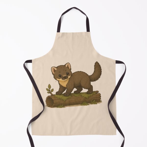 Item preview, Log Adventure Pine Marten designed and sold by MellowMunchkins.