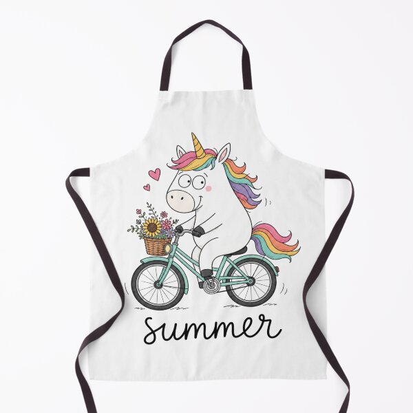 Item preview, Unicorn on a bicycle with flowers designed and sold by Radixbarny.