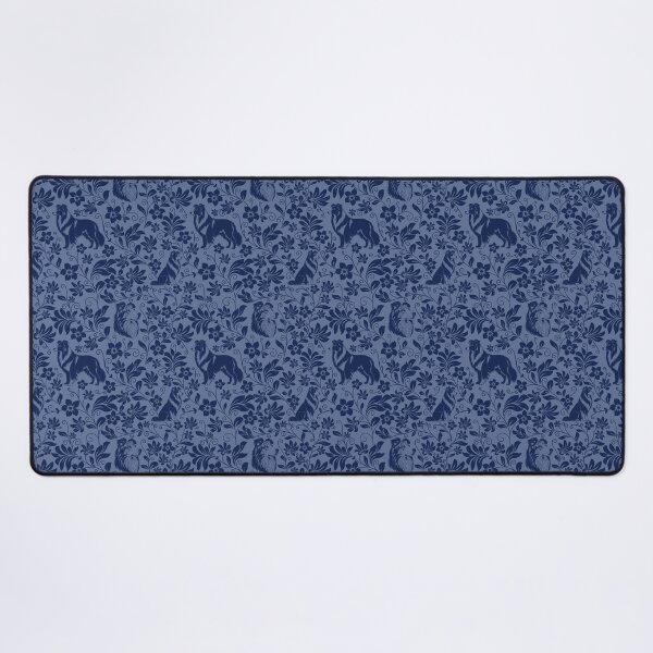 Item preview, Rough Collie Floral Pattern | Elegant Botanical Dog Design Blue designed and sold by WildLakePatterns.