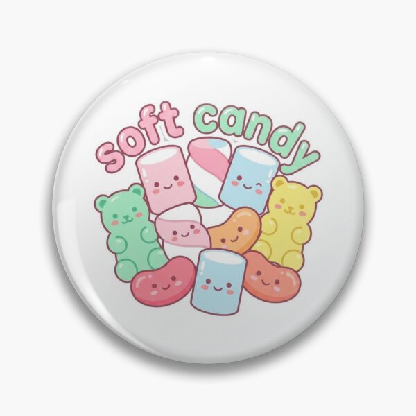 Item preview, Soft Candy Kawaii Design – Cute Marshmallow, Gummy Bear & Jelly Candy Cartoon Illustration designed and sold by morning sun.