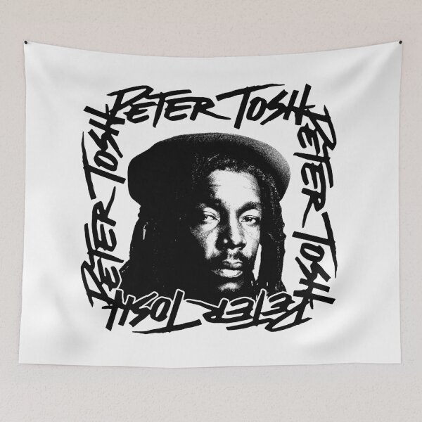 Item preview, Black Typography Reggae Musician designed and sold by ShadeFall.
