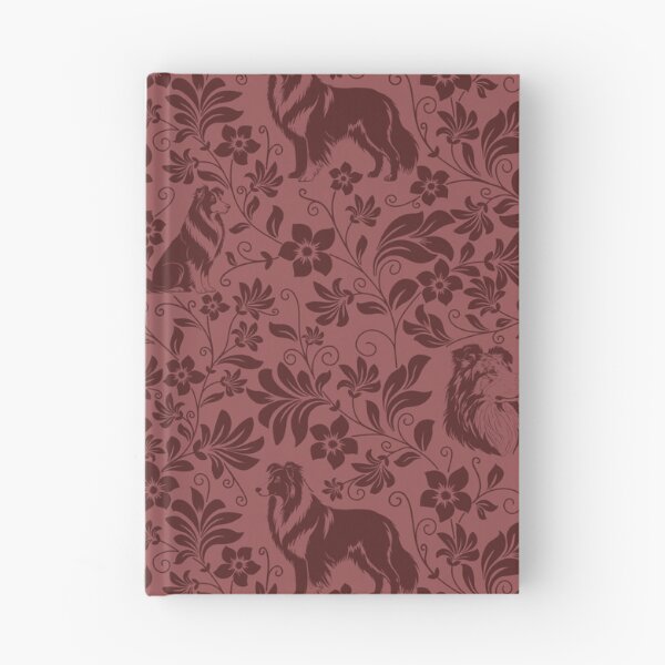 Item preview, Rough Collie Floral Pattern | Elegant Botanical Dog Design Red designed and sold by WildLakePatterns.