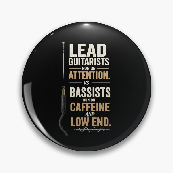 Item preview, Guitarists and Bassists and Coffee - Bass Player Humor designed and sold by Art-Arcade6.