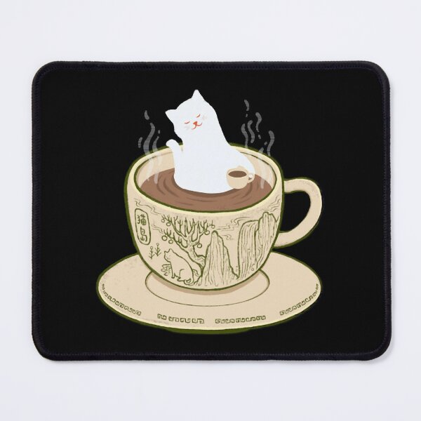 Item preview, Meow On Chair Cute Cat On Coffee Hot Spring Mug Art designed and sold by MaremmaStudio.