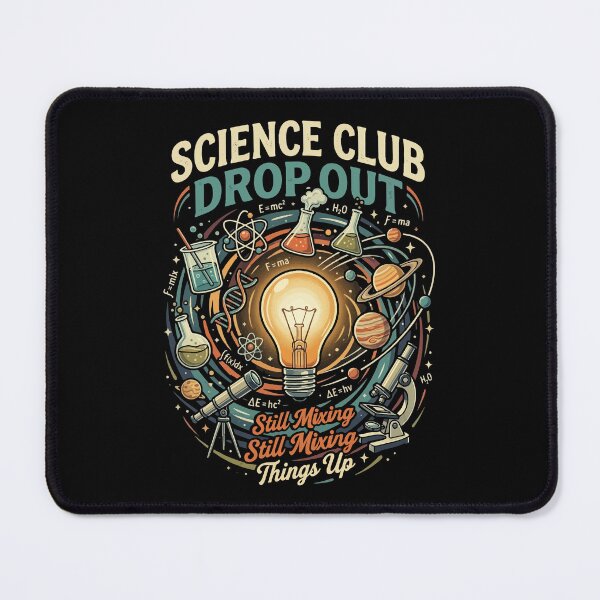 Item preview, Science Club Dropout – Funny Retro STEM Graphic T-Shirt designed and sold by JIMBOEE.
