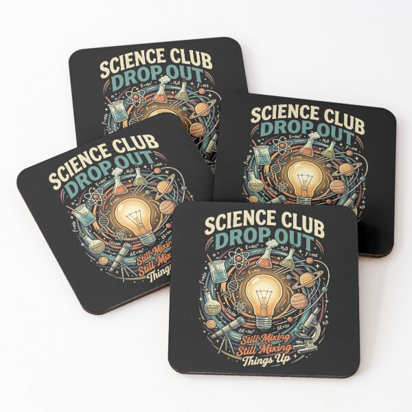 Item preview, Science Club Dropout – Funny Retro STEM Graphic T-Shirt designed and sold by JIMBOEE.