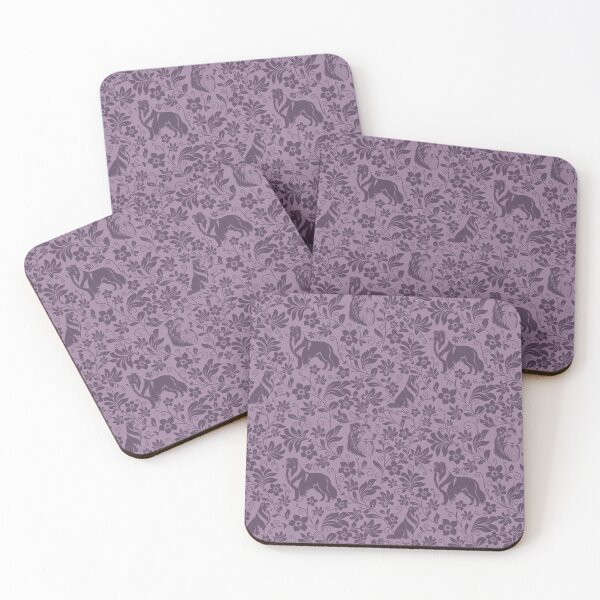 Item preview, Rough Collie Floral Pattern | Elegant Botanical Dog Design Purple designed and sold by WildLakePatterns.