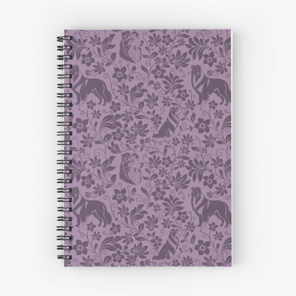Item preview, Rough Collie Floral Pattern | Elegant Botanical Dog Design Purple designed and sold by WildLakePatterns.