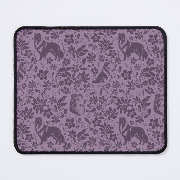 Item preview, Rough Collie Floral Pattern | Elegant Botanical Dog Design Purple designed and sold by WildLakePatterns.