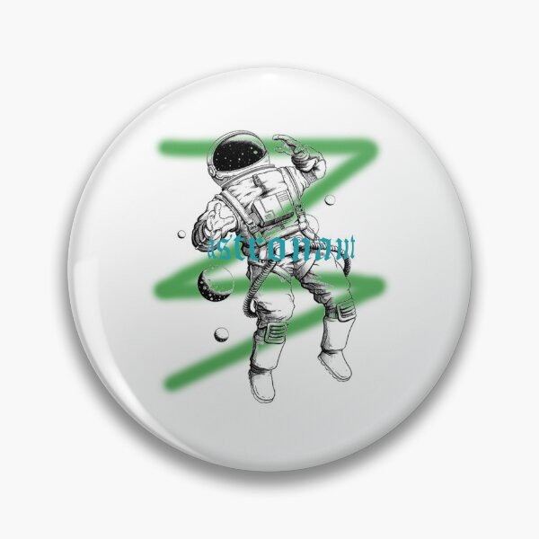 Item preview, Astronaut with Green Neon Z designed and sold by pegyranrasana12.